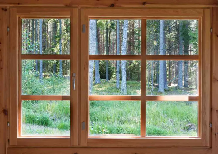 Fenêtre bois double vitrage sur mesure, La Londe-les-Maures, La Vie en Bois